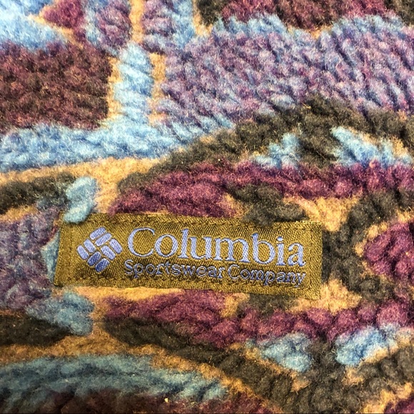 Rare Vintage Columbia Snap Fleece - Picture 2 of 5